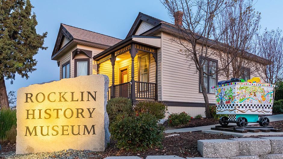 Rocklin History Museum, located at 3895 Rocklin Rd. Rocklin History Museum, located at 3895 Rocklin Rd.
